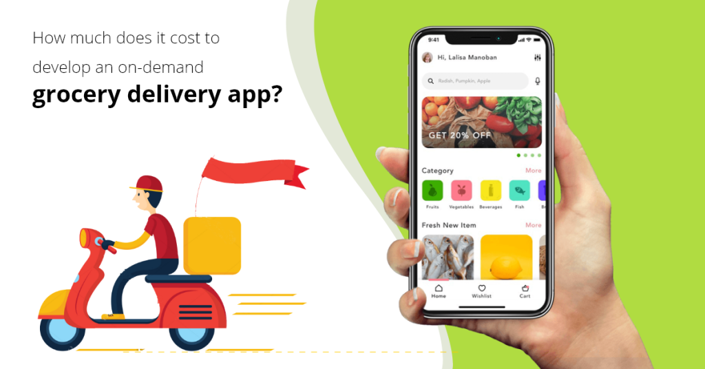 How much does it cost to develop an on-demand grocery delivery app
