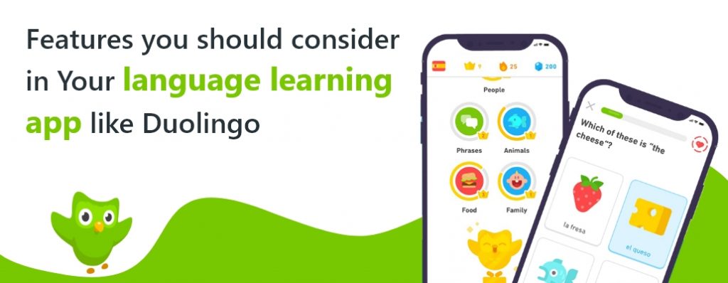 Features you should consider in Your language learning app like Duolingo.