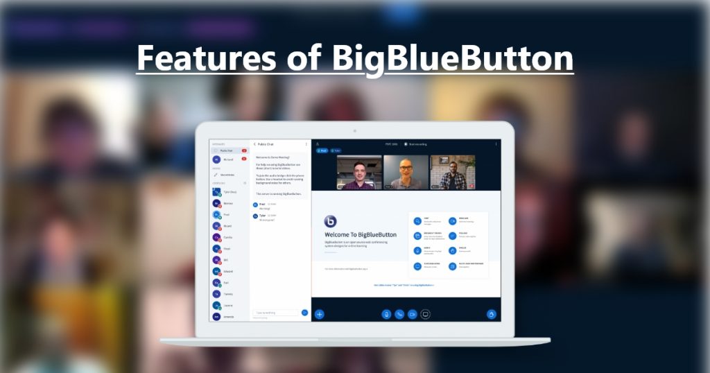Features of BigBlueButton (BBB) 