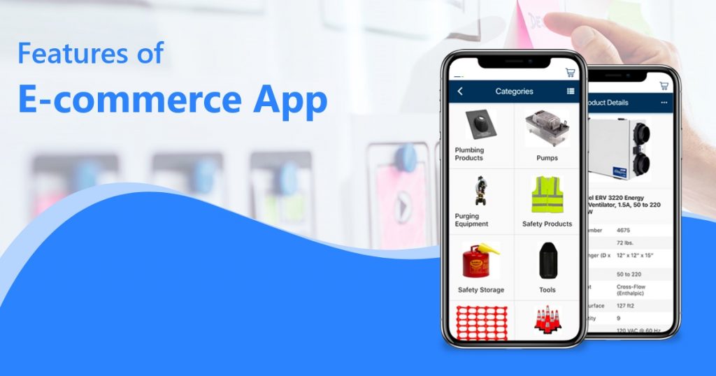 Features of E-commerce Application