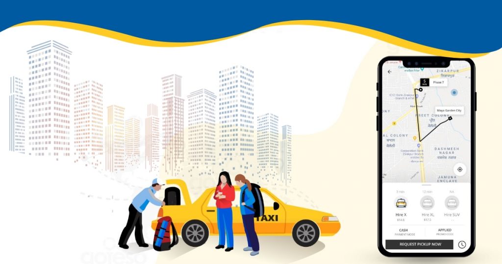 What Is A Taxi Booking On-Demand Mobile App?